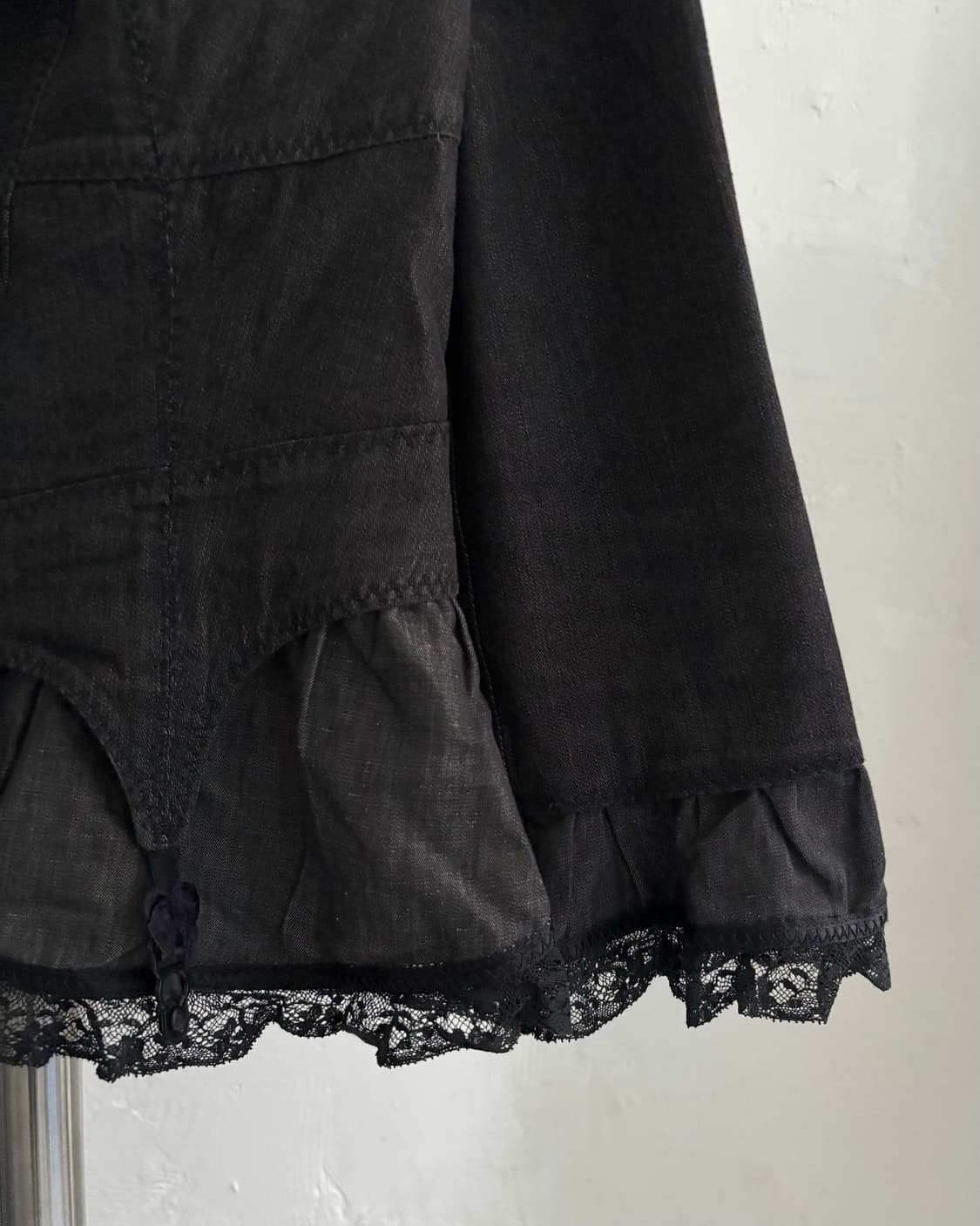 Moschino Jeans 모스키노진스 흑청 컬러 레이스 블레이저 자켓 상품이미지9