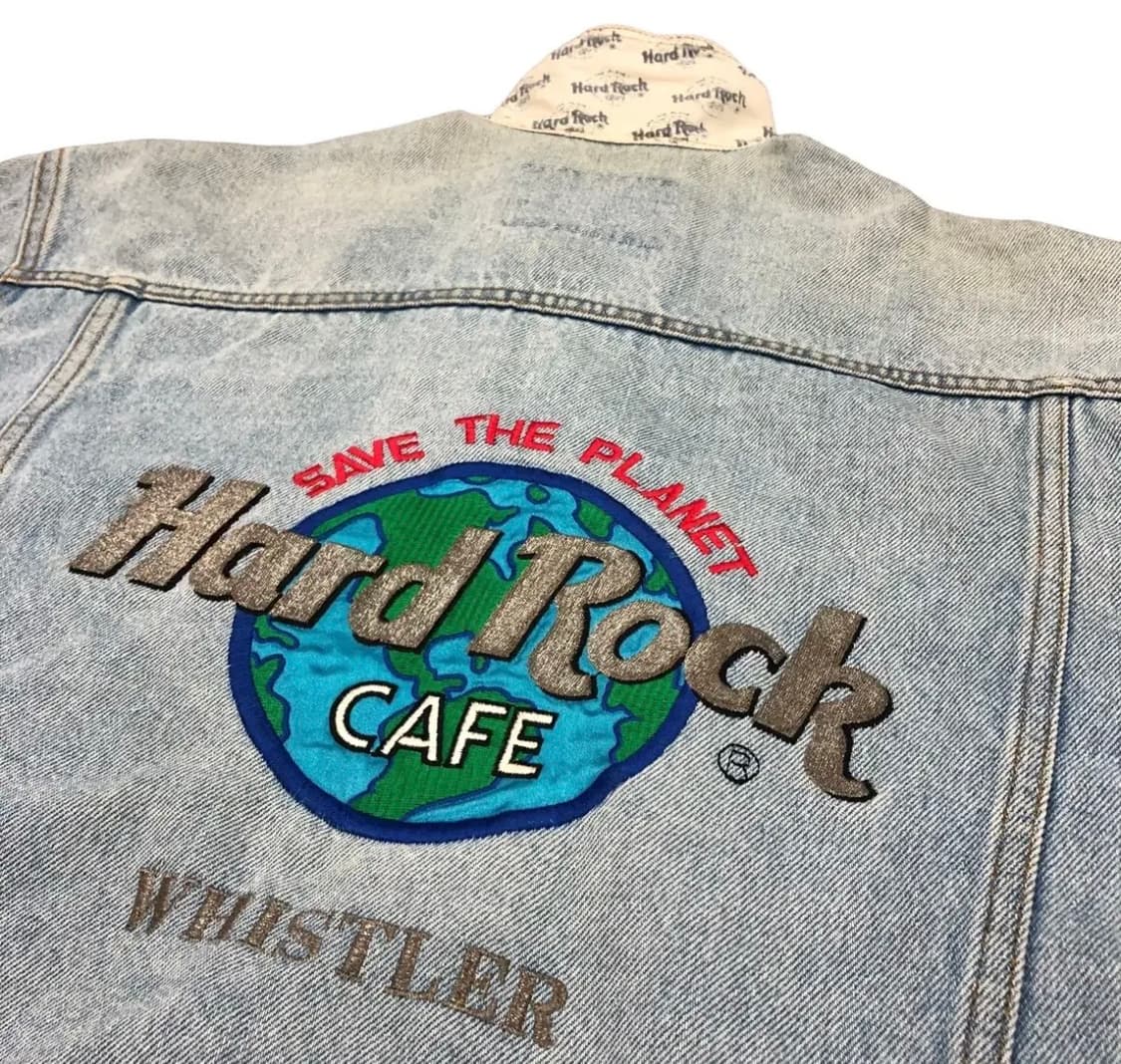 빈티지 하드락카페 데님자켓 상품이미지4