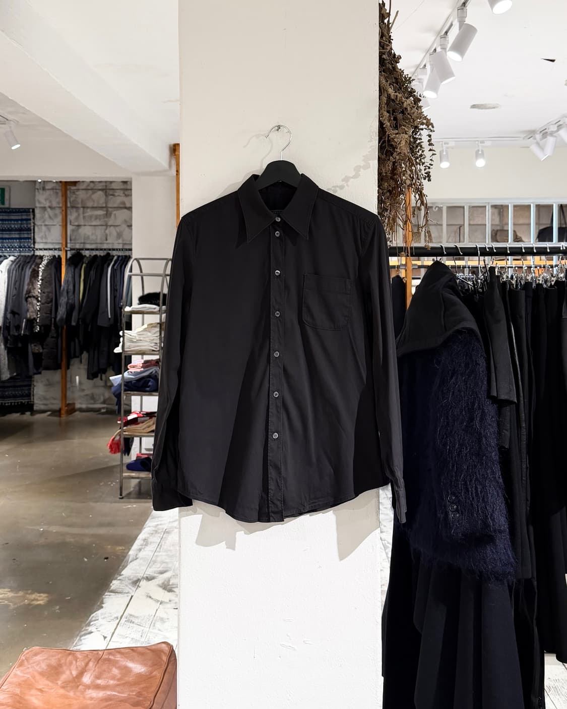 프라다 블랙 클래식 셔츠 상품이미지1