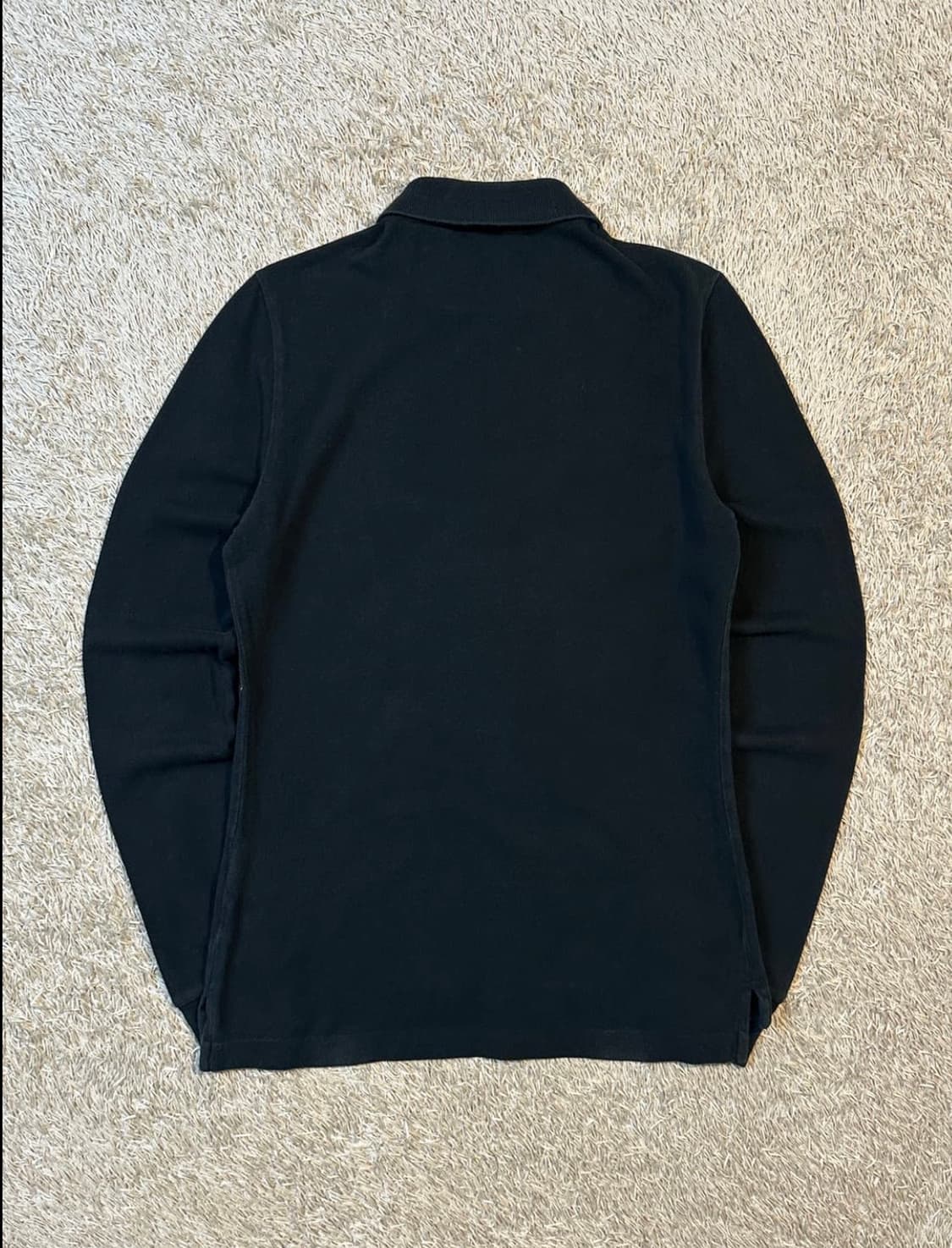 폴로 랄프로렌 빅포니 로고 바이올렛 PK 긴팔 카라티 블랙 상품이미지3