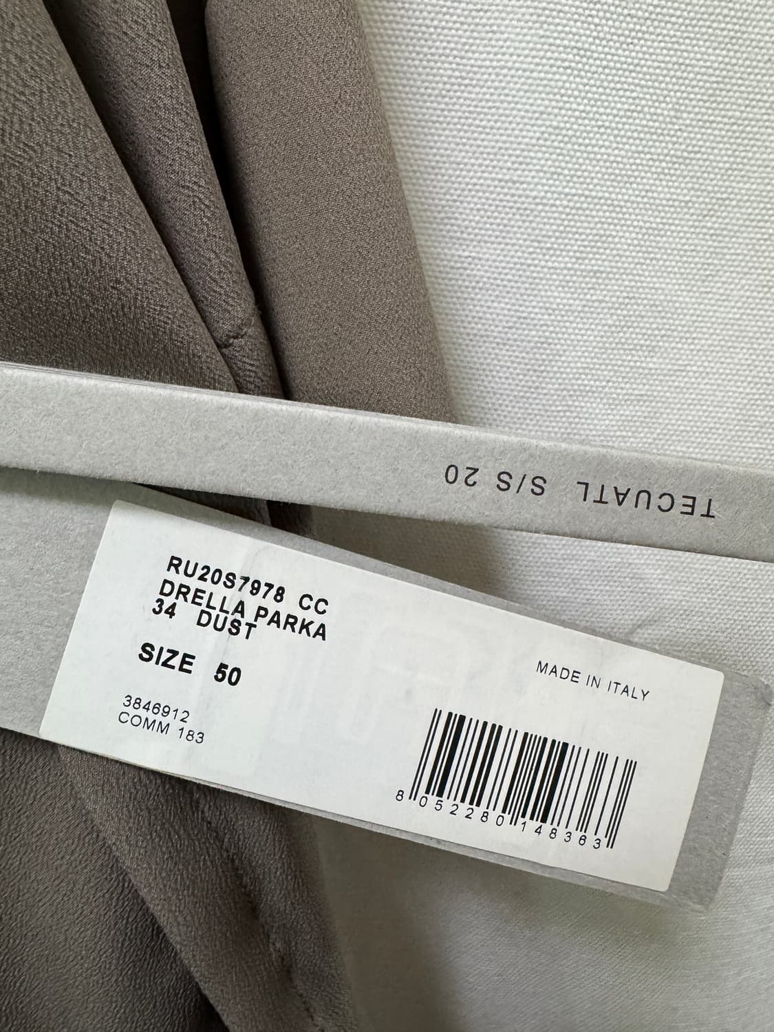 릭오웬스 더블 브레스티드 피코트 50 상품이미지9