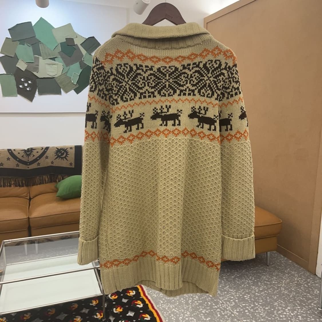 빈티지 폭닥 노르딕 코위찬 여리핏 가디건 LL C07038 상품이미지4