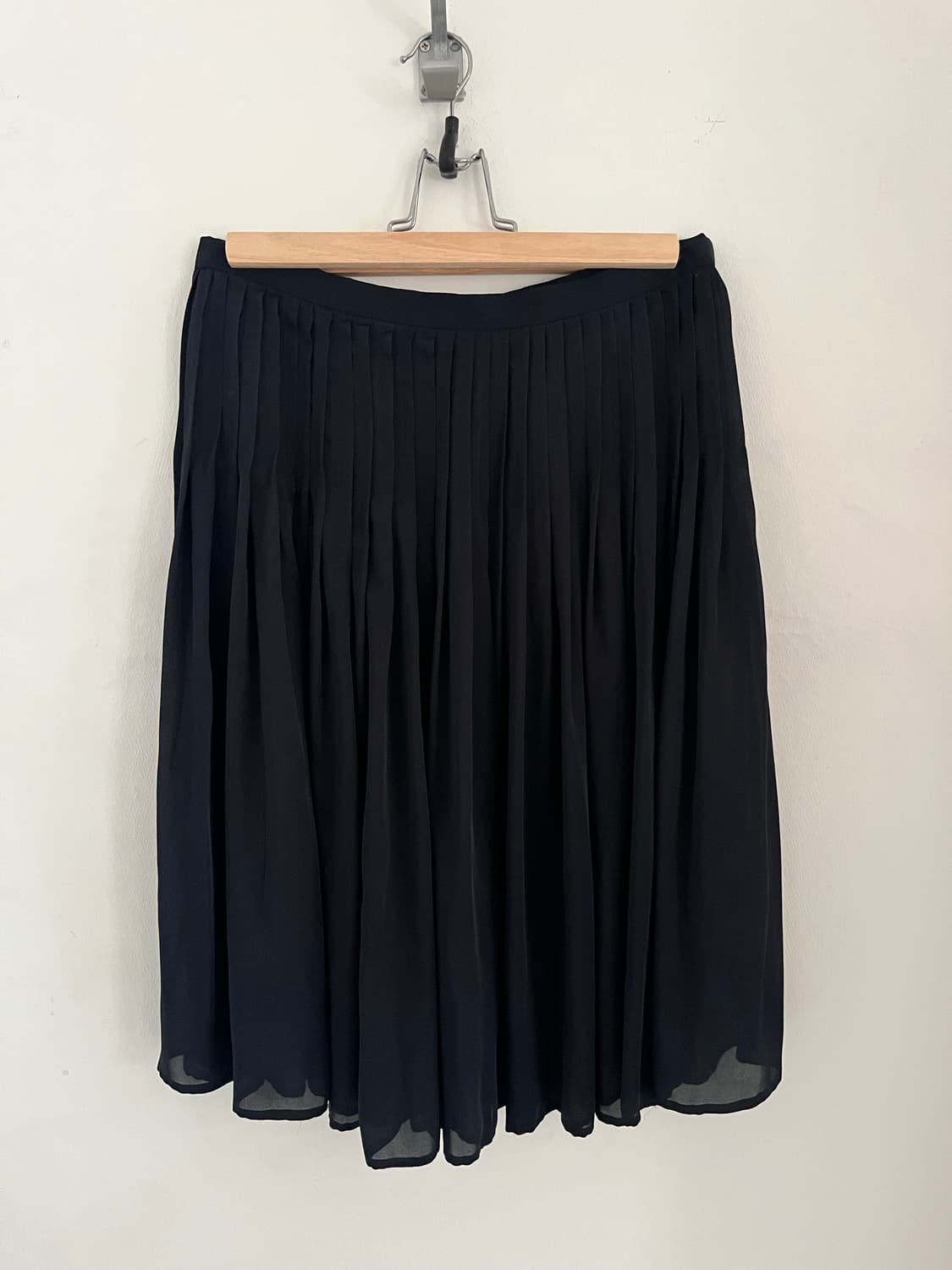 pleats silk skirt 상품이미지1