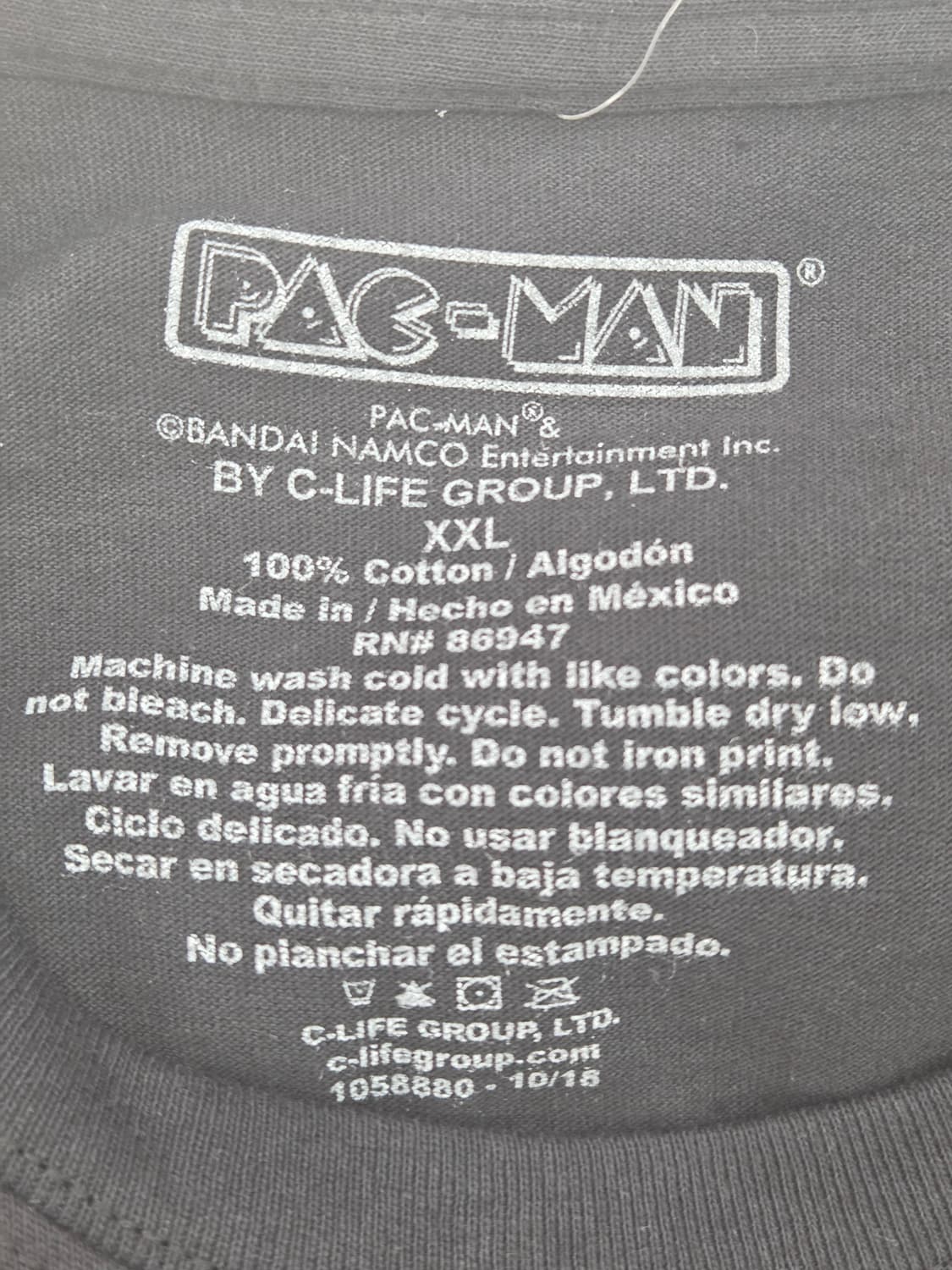 2XL [새상품] 빈티지 PAC-MAN 팩맨 오버핏 반팔티 상품이미지4