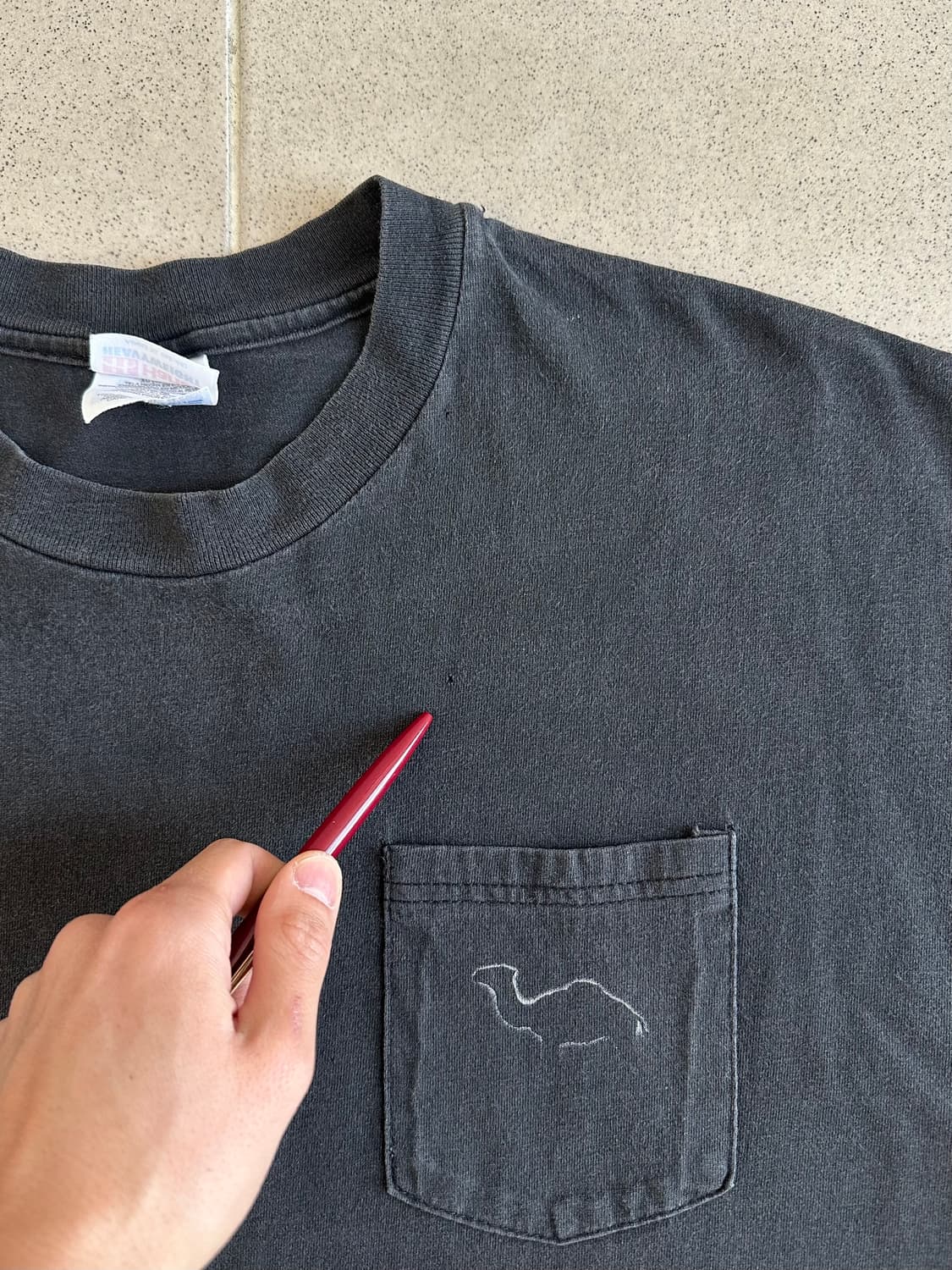 90s 빈티지 카멜 시가렛 티셔츠 XL 상품이미지6