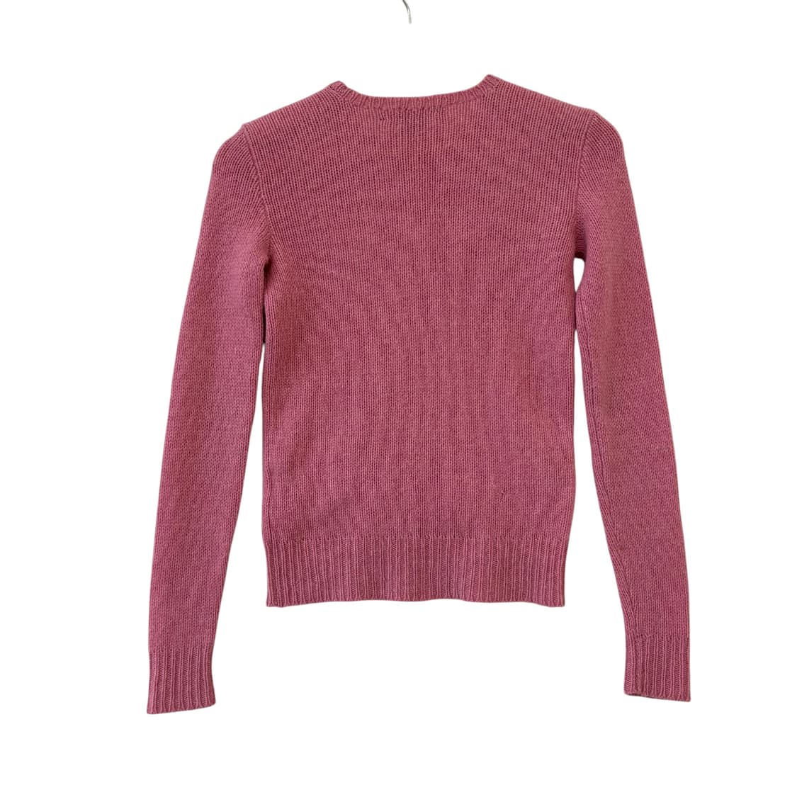 폴로 메리노 울 딸기우유 니트 XS 상품이미지5