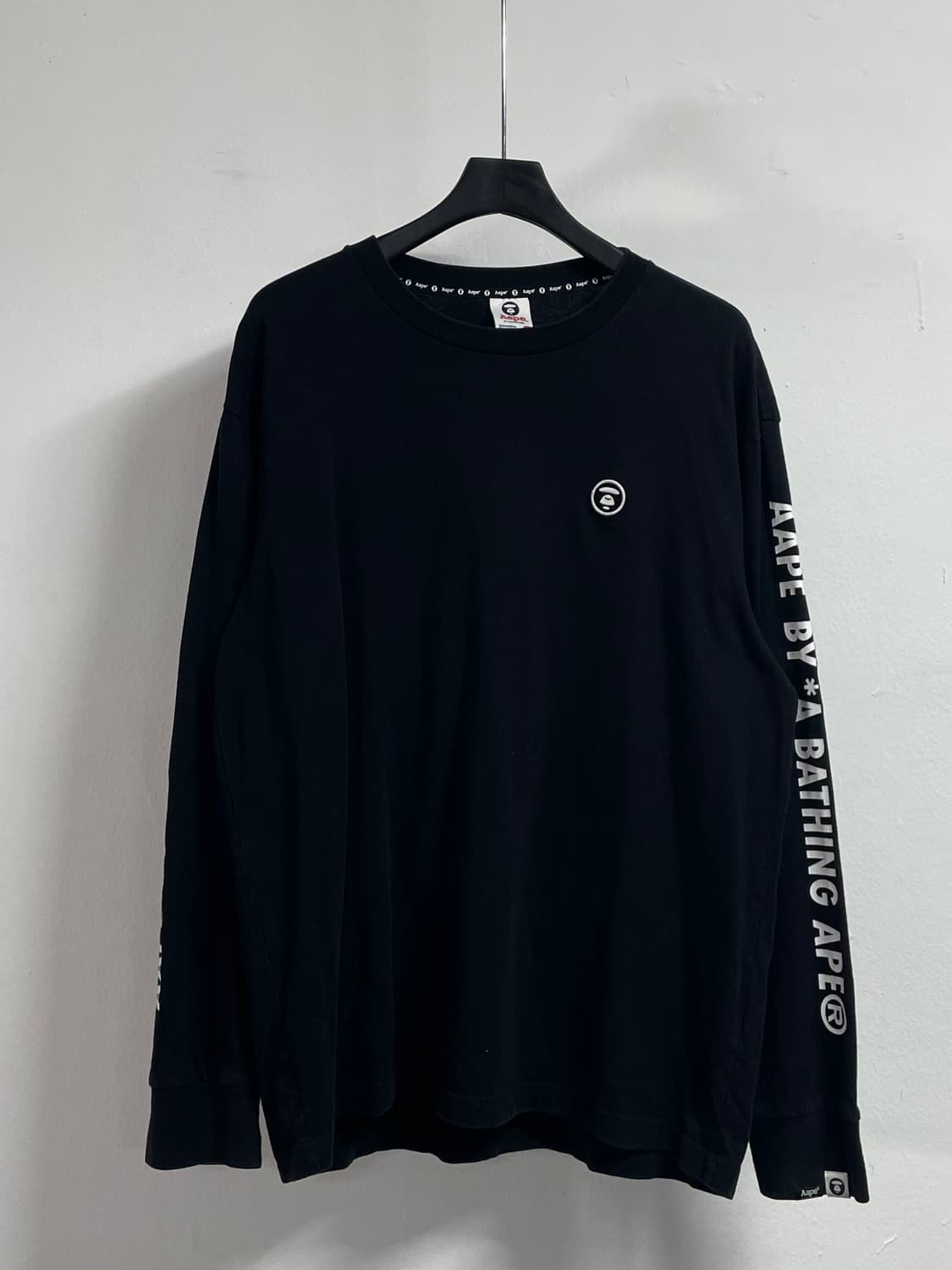 에이프 로고 롱 슬리브 긴팔티 (on.455) 상품이미지1