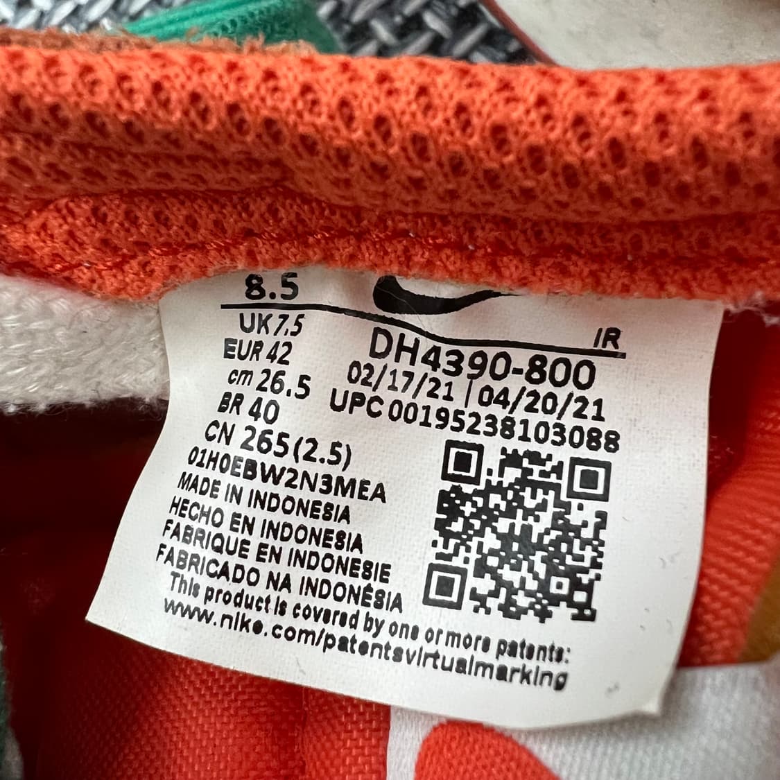 나이키 와플트레이너2 오렌지 상품이미지4