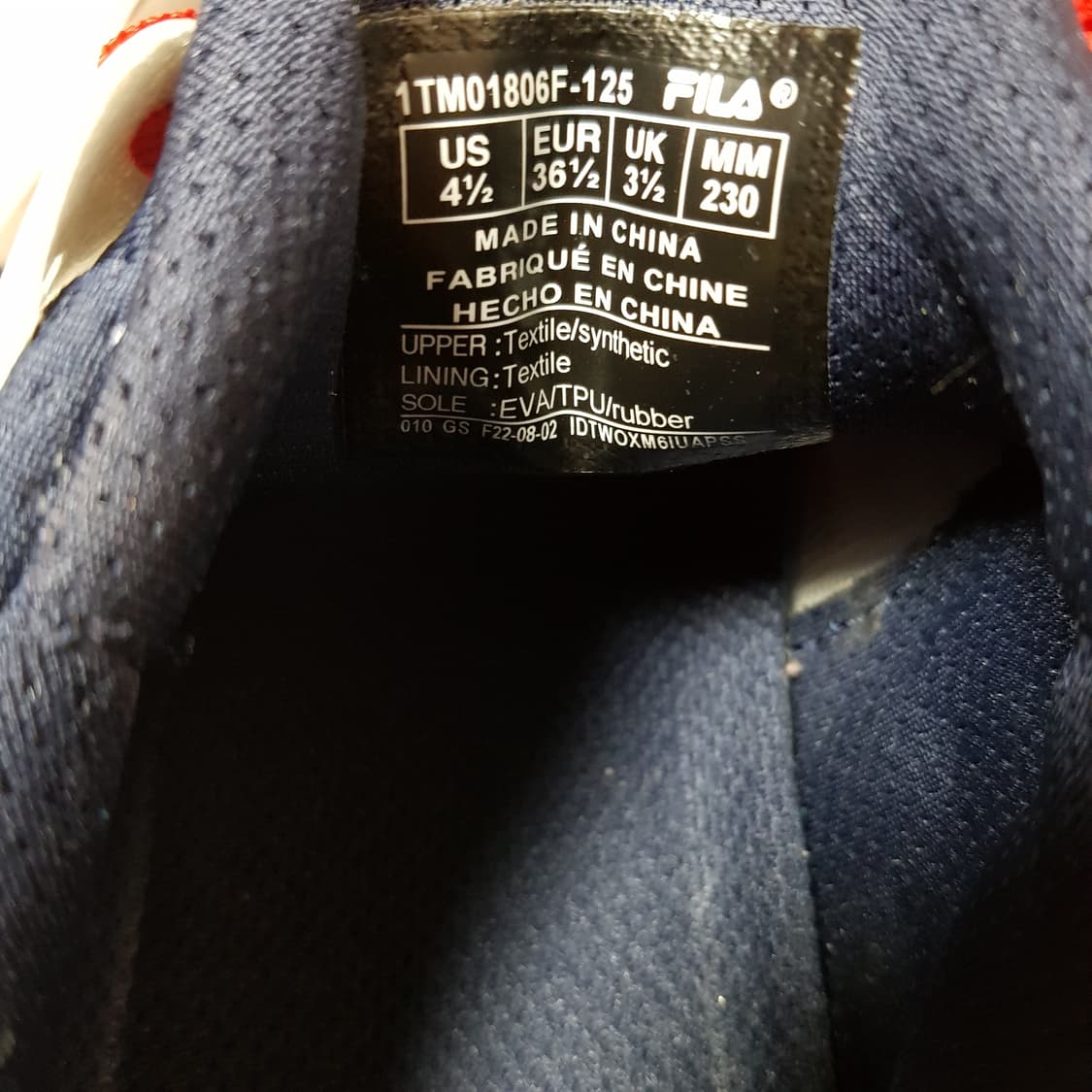 휠라 스피드서브 T9 테니스화 운동화(230) 상품이미지10