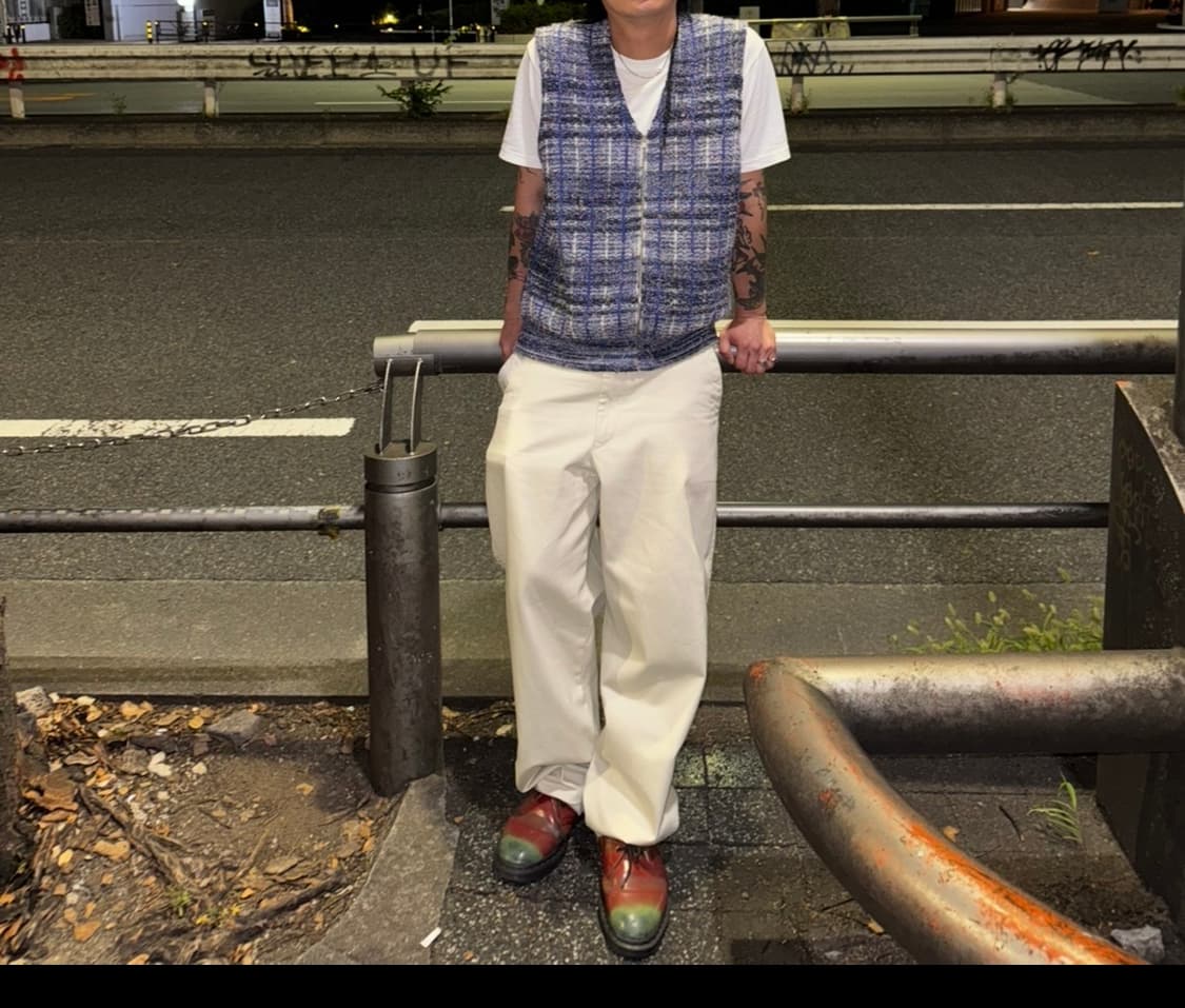 supreme speckled zip up sweater vest 상품이미지3