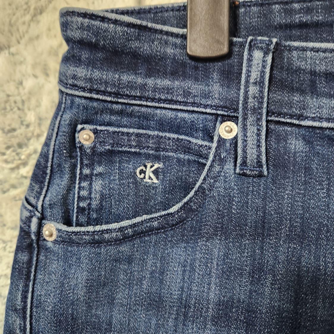 J144 [27] 캘빈클라인 슬림 부츠앵클 데님 청바지 상품이미지2