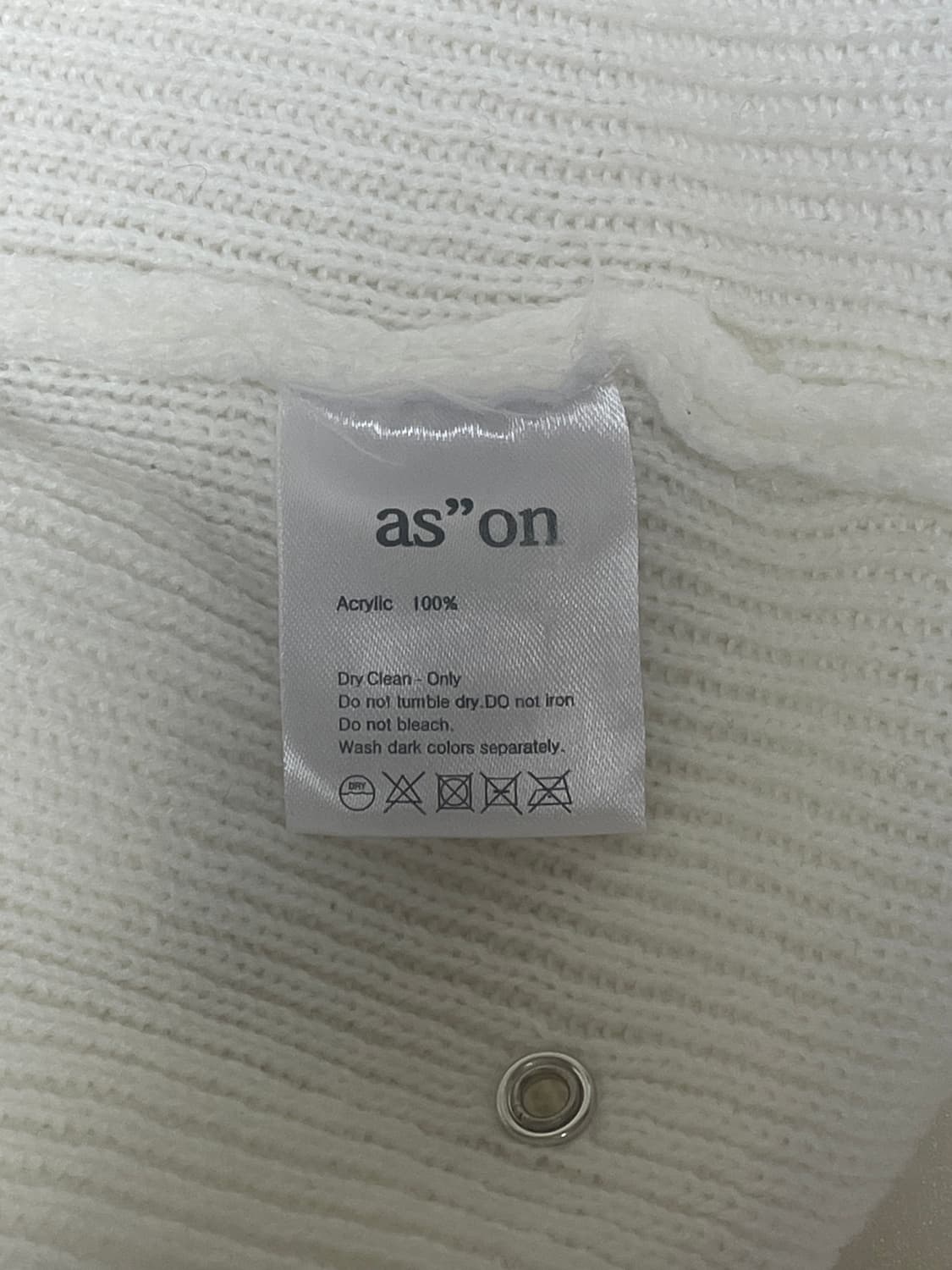 애즈온 매디 아일렛 니트 아이보리 상품이미지5