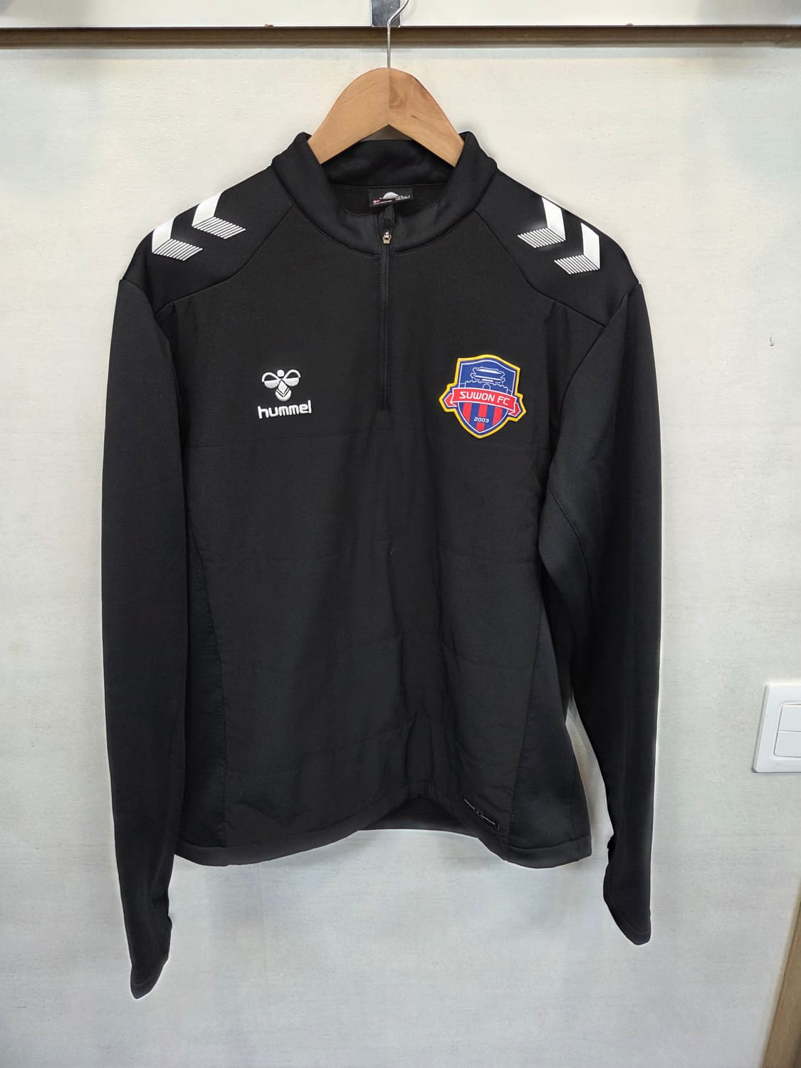 험멜 수원 fc 겨울용 하프집업 드릴탑 xxl 상품이미지1