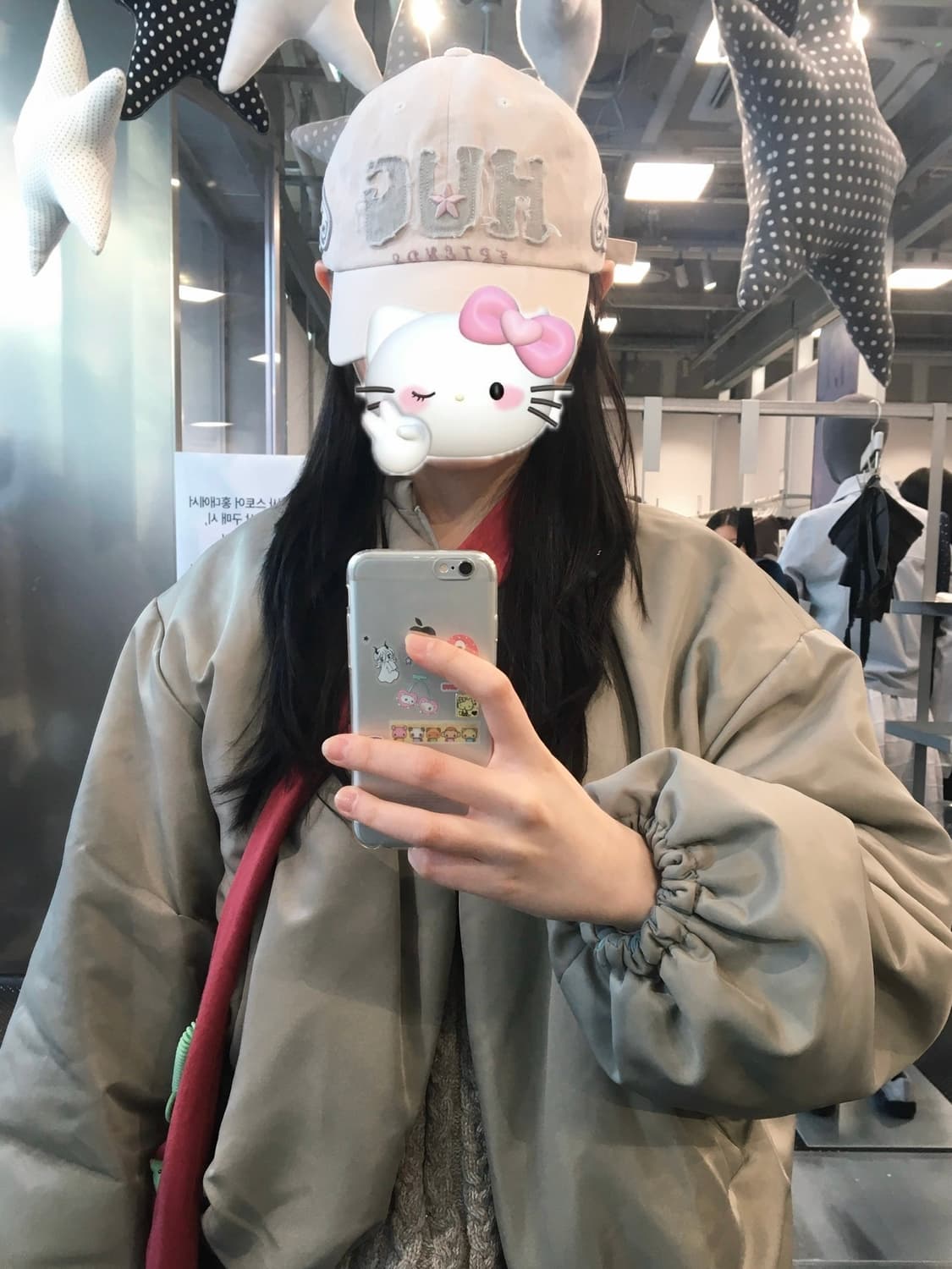 아모멘토 퀄티드 리버시블 패디드 점퍼 그레이 상품이미지1