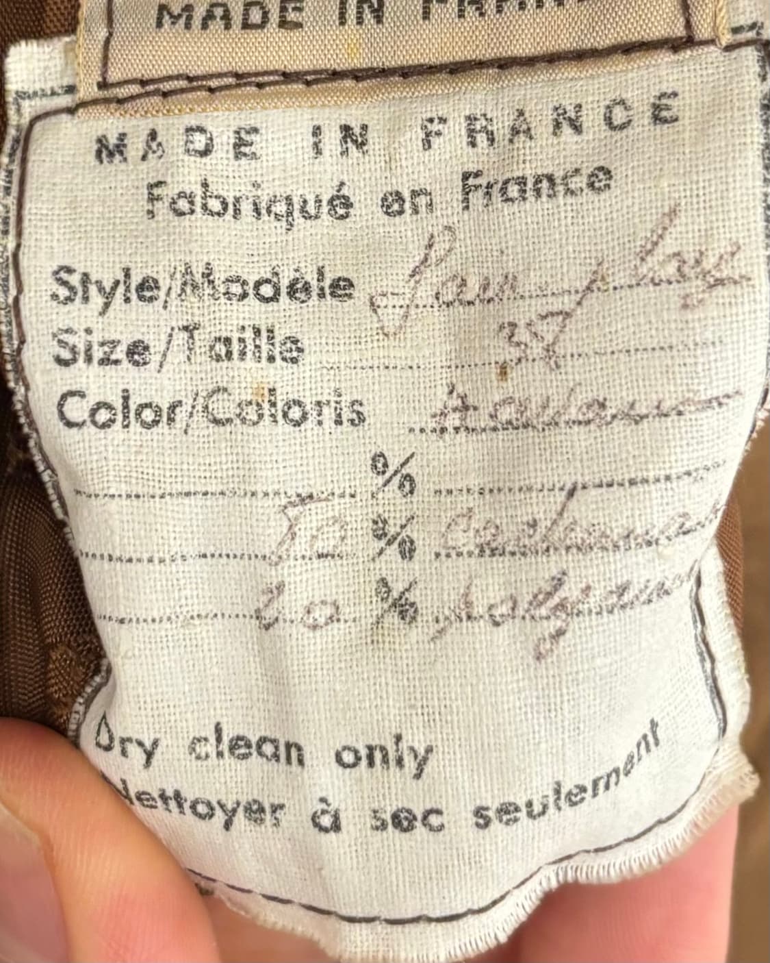 셀린느 카멜 울 맥코트 상품이미지8