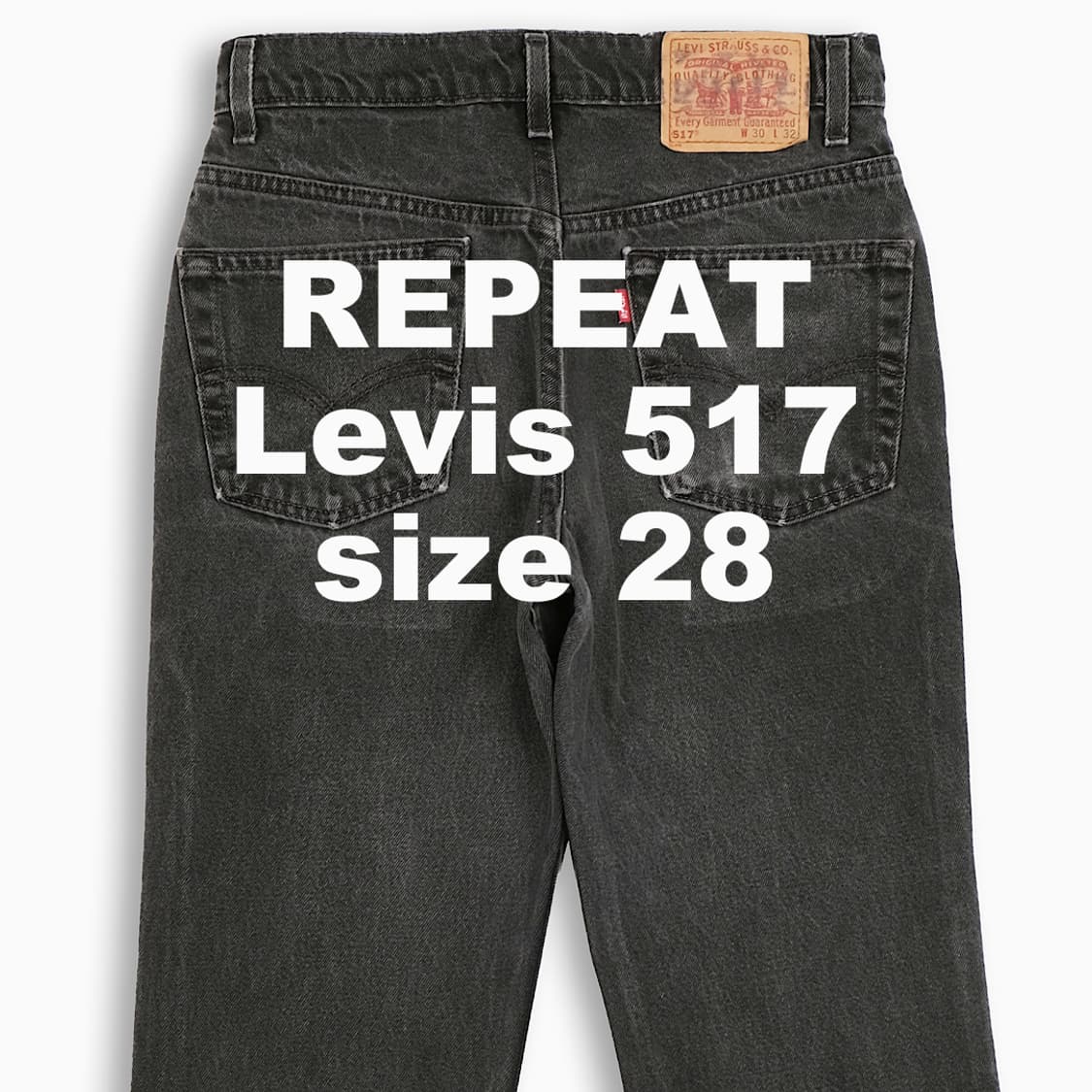 빈티지 리바이스 517 흑청 90s USA 28 인치 LV5173048 상품이미지1