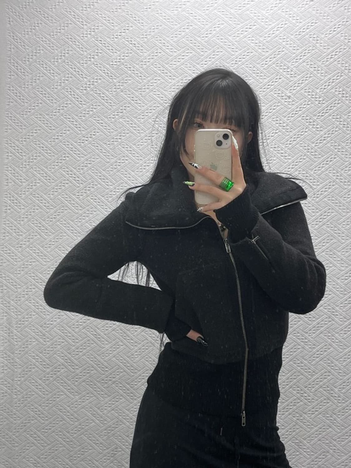 띠어리 캐주얼 세일러카라 슬림핏 울 니트 집업 가디건 P C08657 상품이미지2