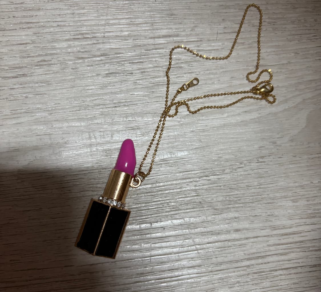 립스틱목걸이 빈티지 갸루 걀마 입술 상품이미지1