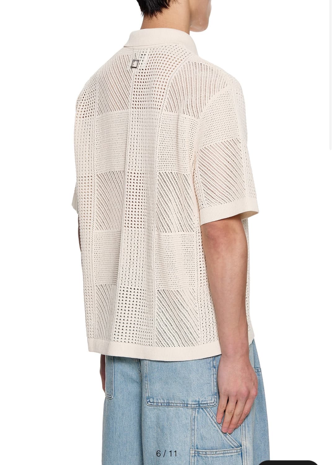 (52) 25ss 우영미 크로셰 숏슬리브 가디건 - 아이보리 상품이미지3