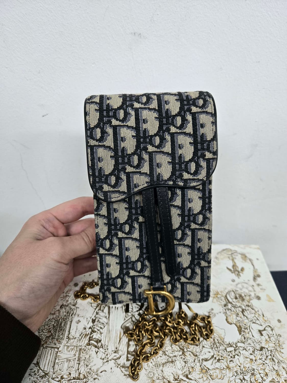 [보증서 정품] 디올 오블리크 폰홀더백 상품이미지5