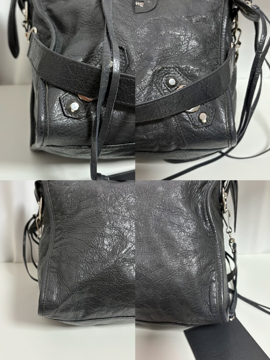 발렌시아가 시티 모터백 다크그레이 상품이미지8