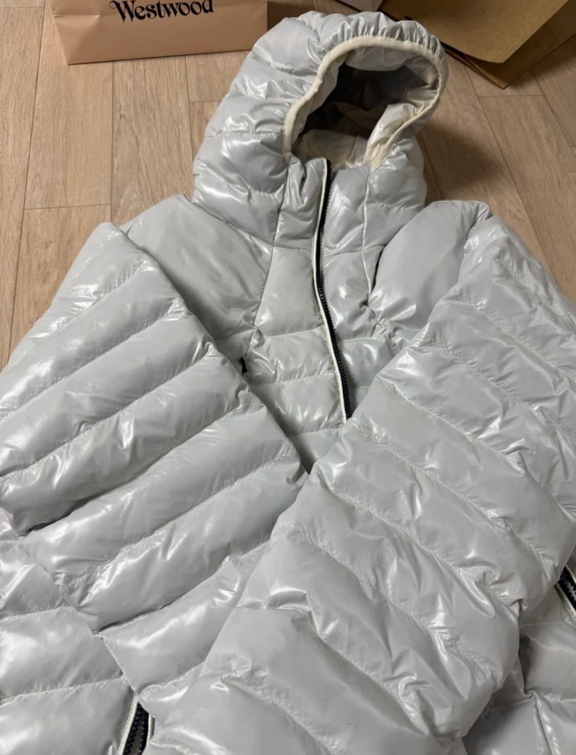 오와이 커브드 경량 패딩 L사이즈 상품이미지1