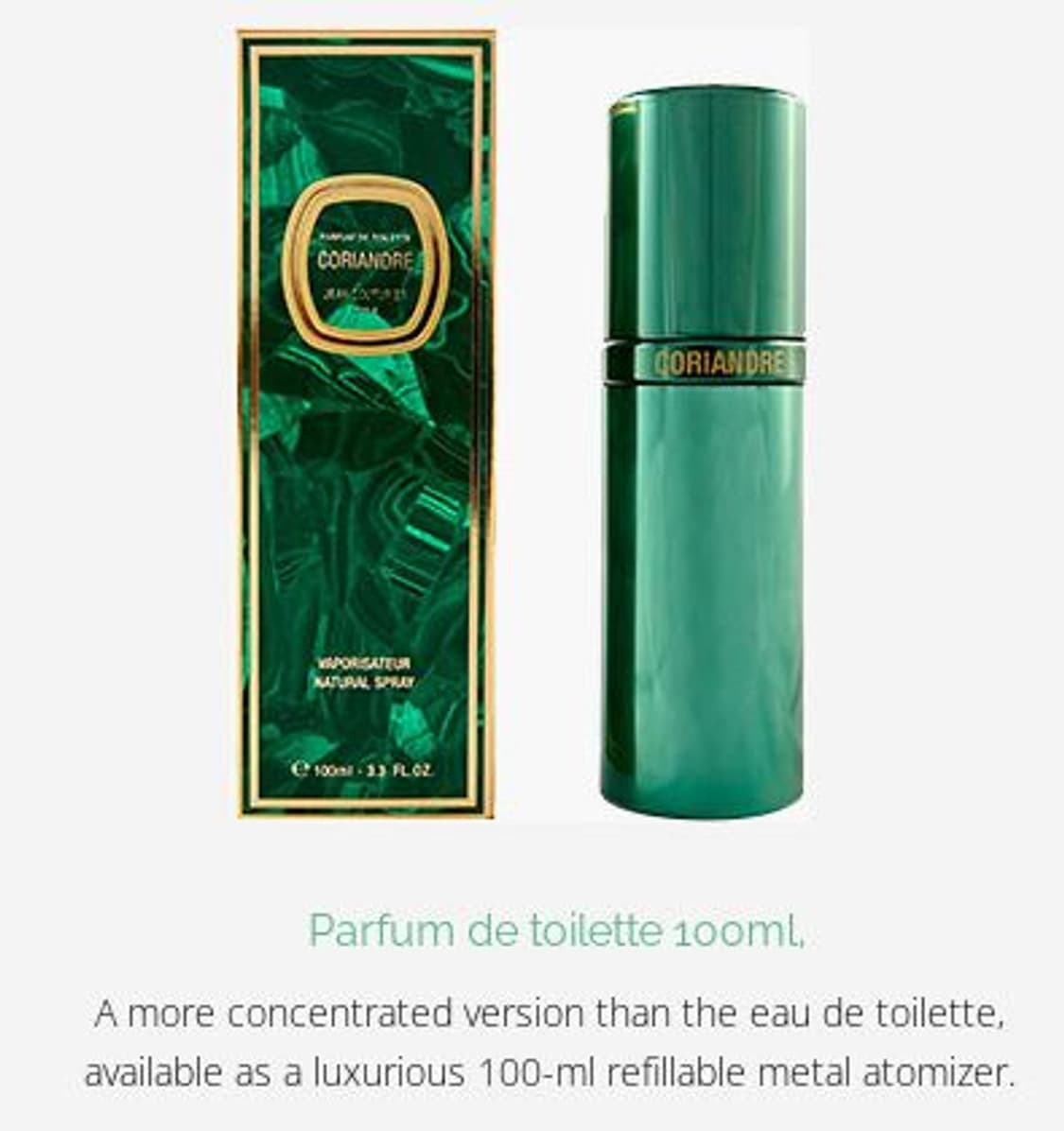 쟝 꾸뛰르 코리앤더 퍼퓸드뜨왈렛 PDT 100ml 향수 Jean Cout 상품이미지4