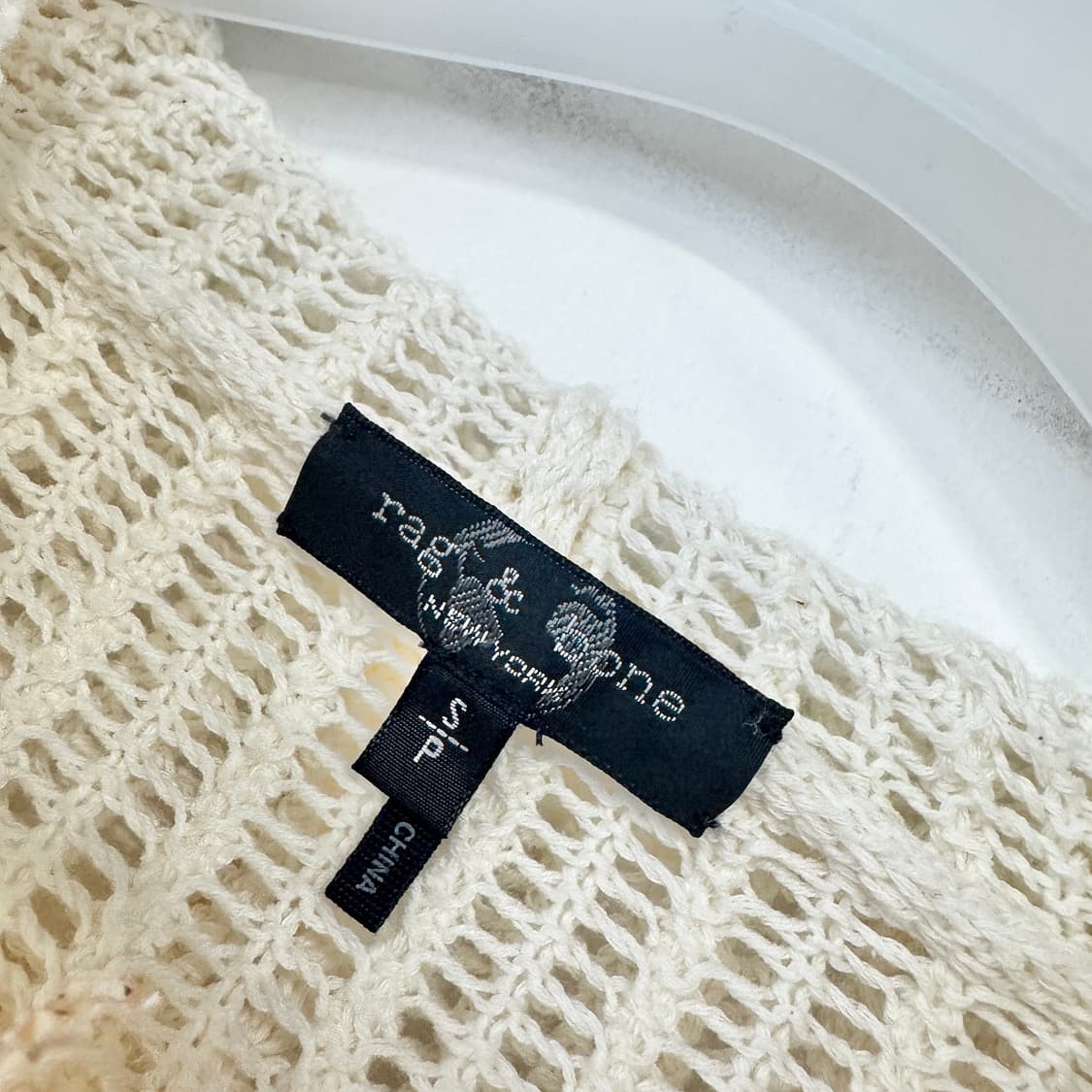 랙앤본 22 크로셰 후드 니트 집업 상품이미지2