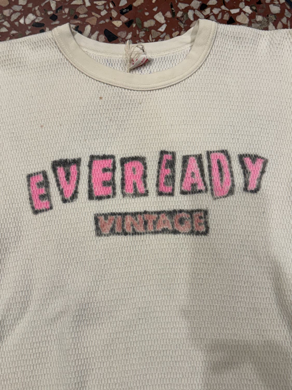 70s Health Knit 써멀 니트 (L) 상품이미지4