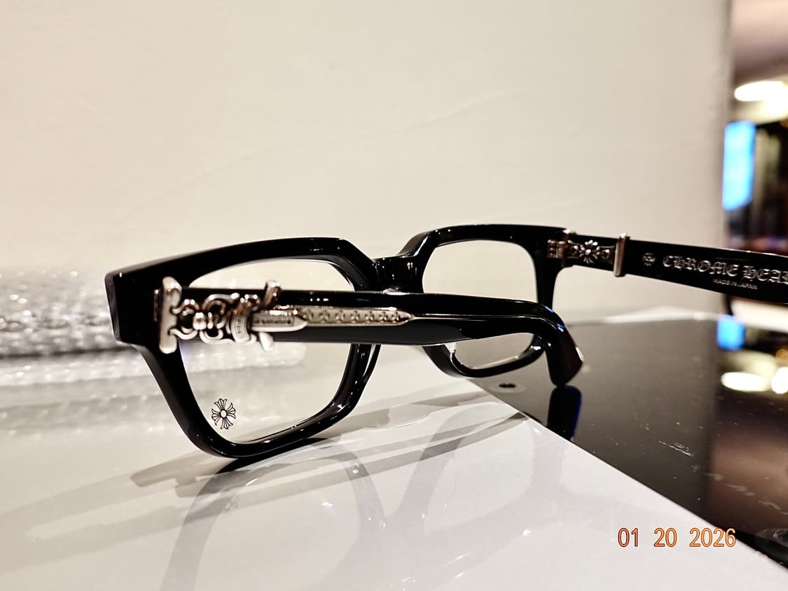 크롬하츠안경 바질리오네어2 블랙/실버 상품이미지7