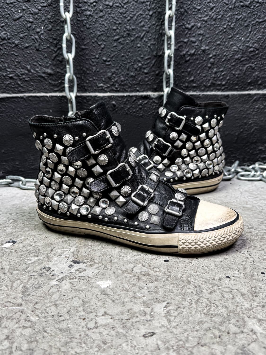 ASH – Studded Leather High-top Sneakers  상품이미지6