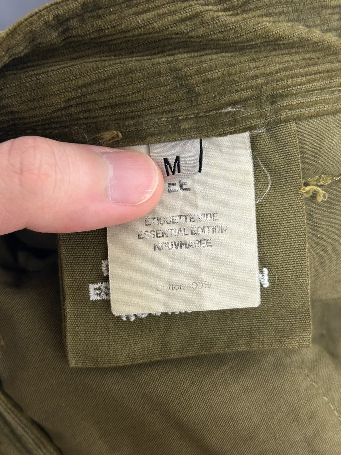 ee 누마레 더블 웨이스트 코듀로이 팬츠 상품이미지3