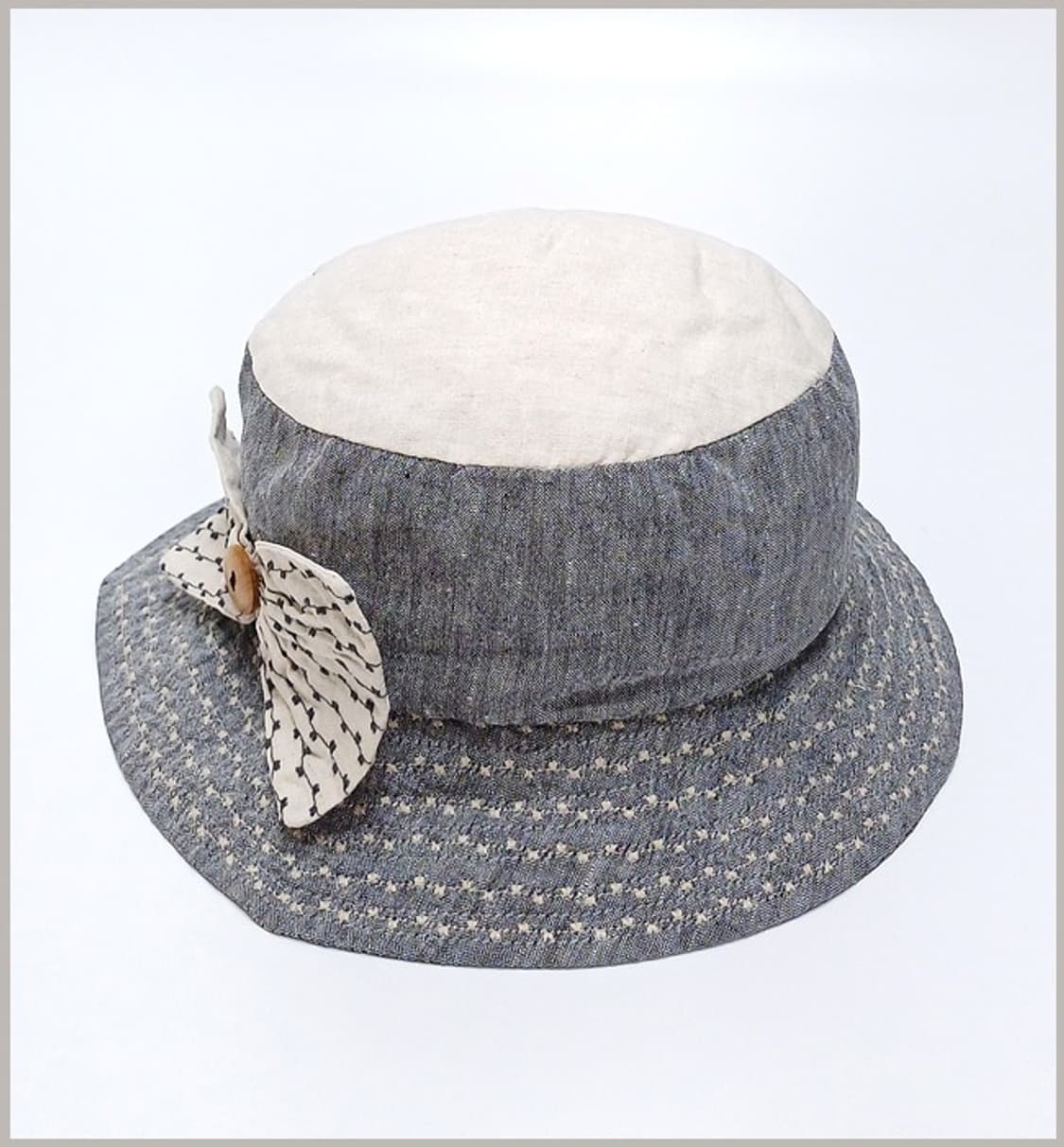 안죨로 프라스코니 이태리 여성 린넨 버킷햇 모자 J-739 상품이미지2