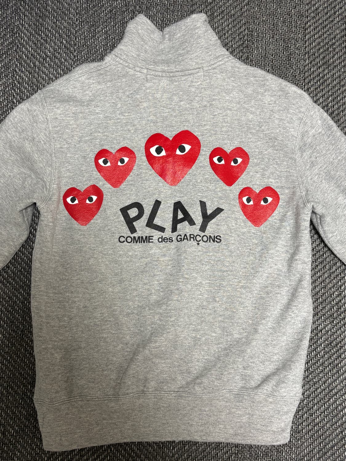 꼼데가르송 집업 맨투맨 자켓 S 상품이미지3