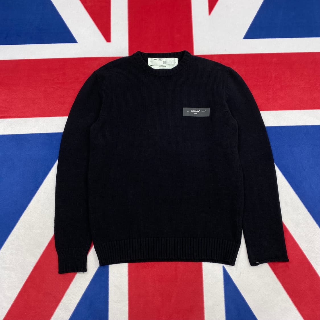 오프화이트 니트 L 상품이미지1