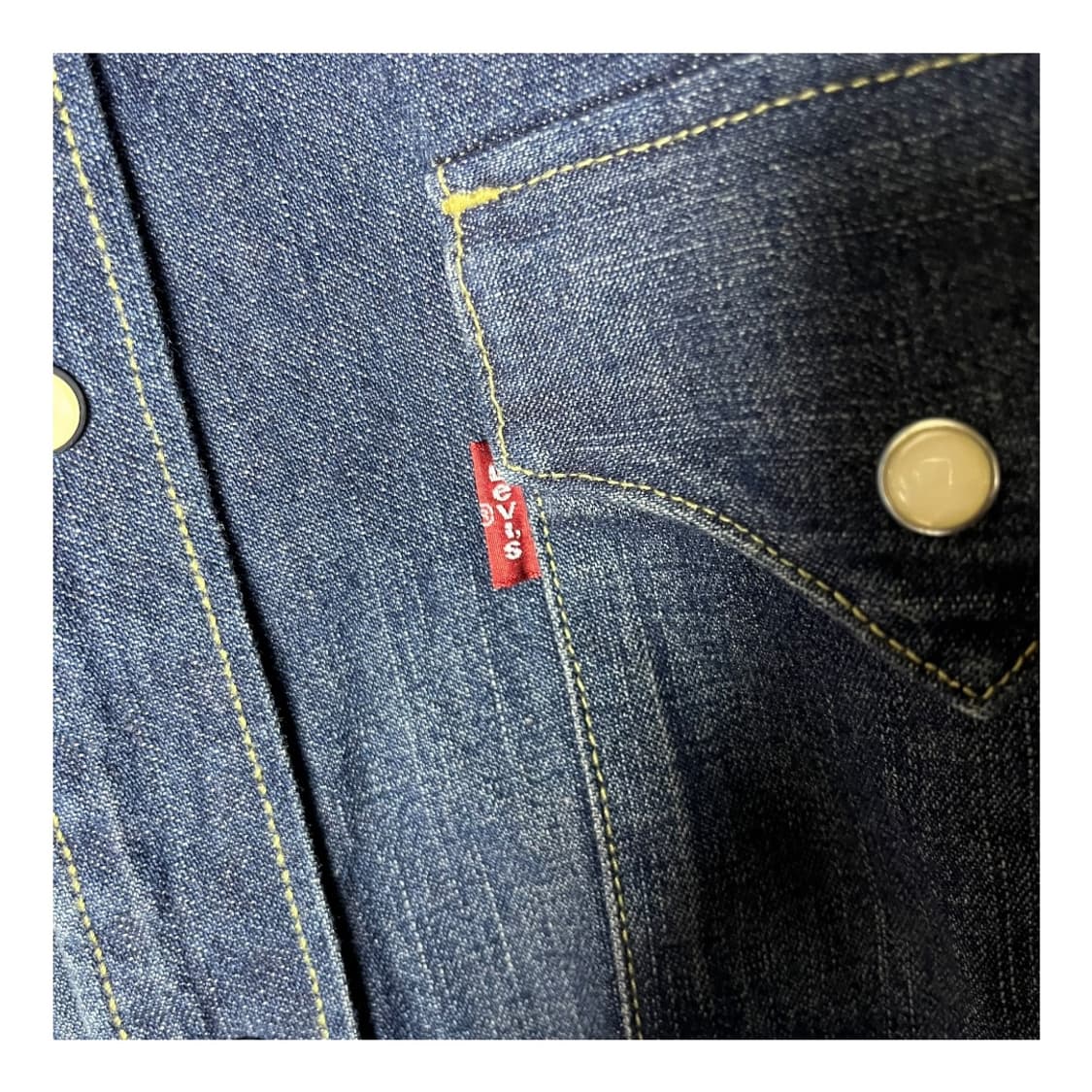 [Levi's] 리바이스 재팬 레드탭 웨스턴 데님셔츠 (새상품) 상품이미지4