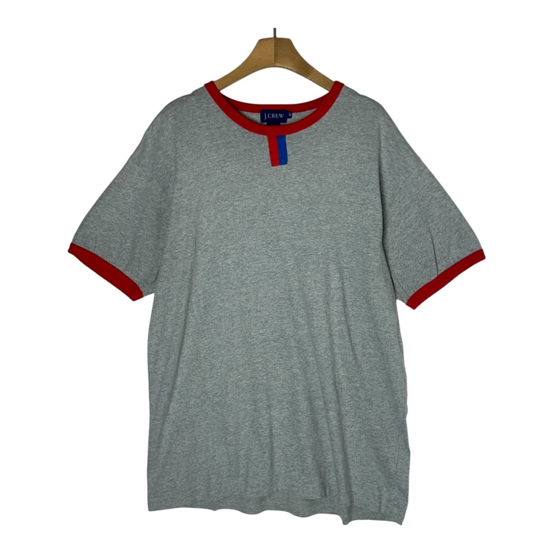 [J.CREW] 90's USA 제이크루 링거 헨리넥 반팔티셔츠 상품이미지1