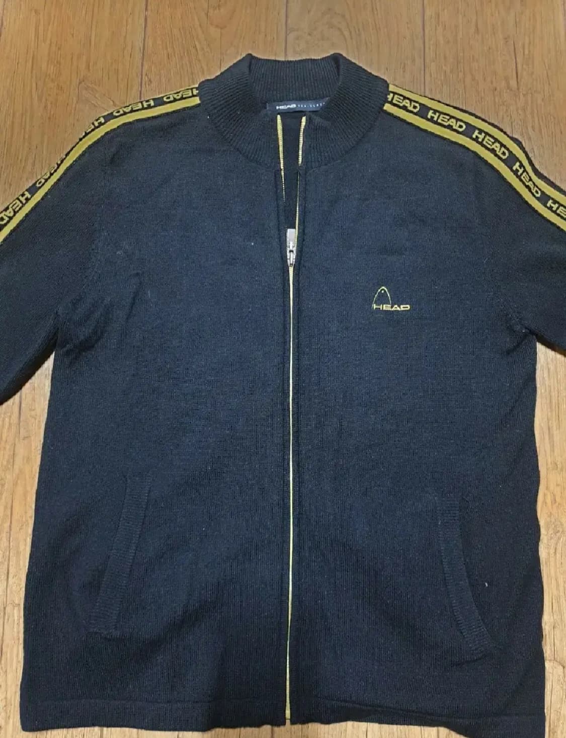 헤드 운동복 니트 집업 90 사이즈입니다 상품이미지1