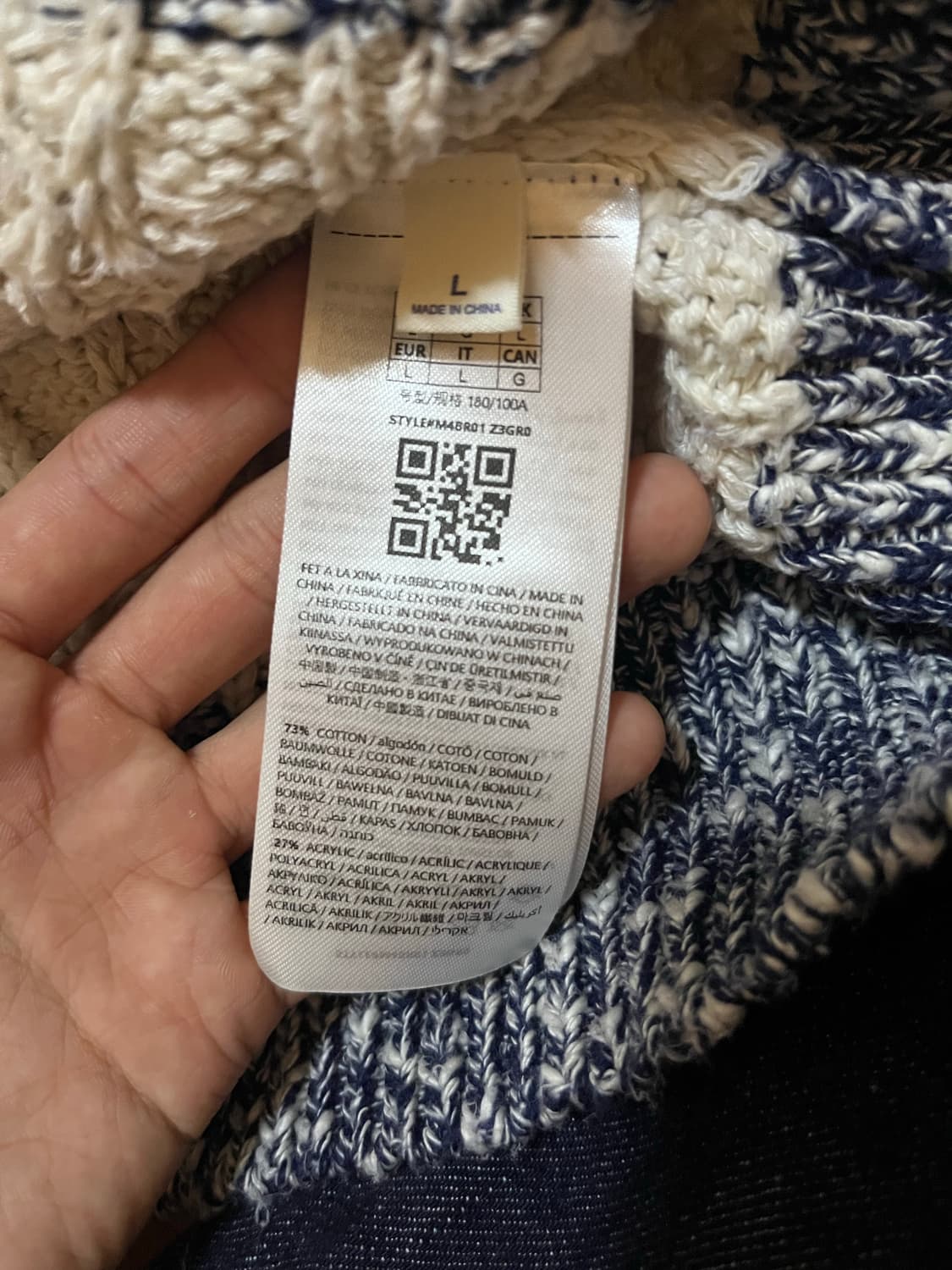 [GUESS USA] 아메리칸 케이블 니트 가디건 게스 상품이미지3