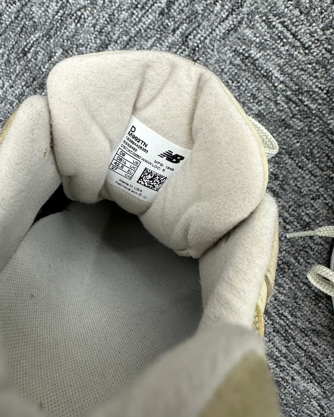 (270MM)뉴발란스 992 탄(박스포함)-M621 상품이미지9