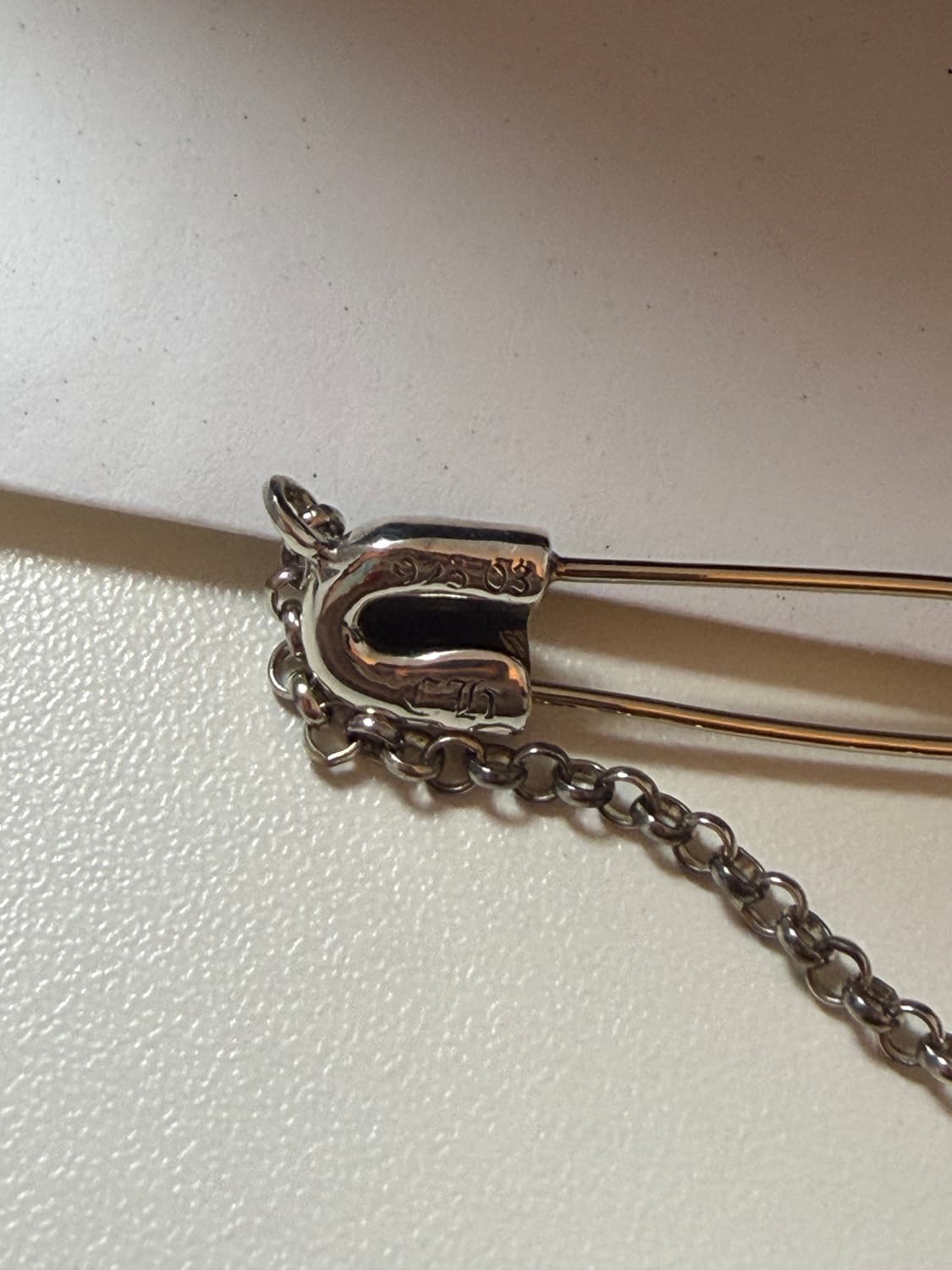 크롬하츠 세이프티핀 1p 일체형 목걸이 18인치 상품이미지3