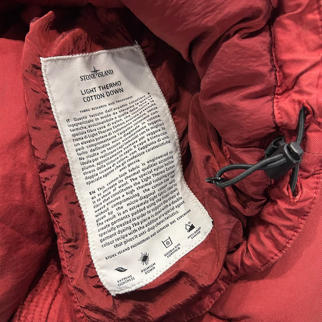 [L] 13ss 스톤아일랜드 thermo 다운 패딩 버건디 A762 상품이미지9