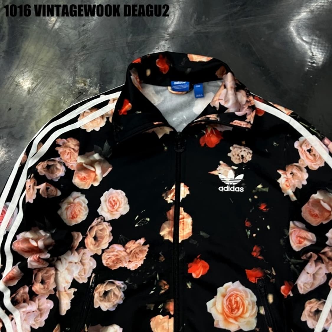 아디다스 파이어버드 꽃패턴 져지 트랙탑 S 90 상품이미지3