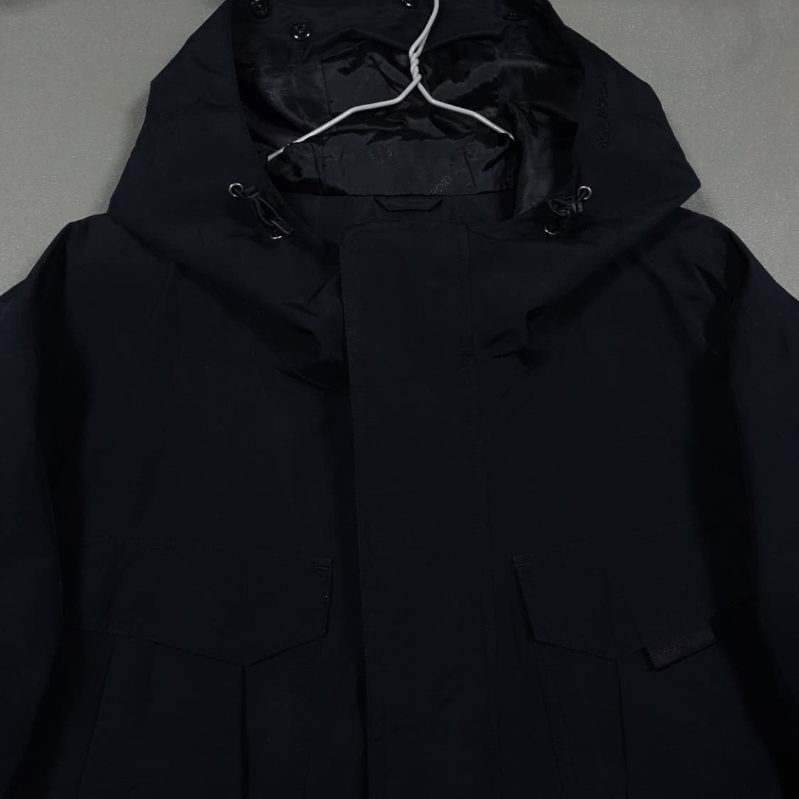 XL) 코오롱스포츠 엑스퍼트 고어텍스 바람막이 후드 자켓 블랙 고프코어 상품이미지4