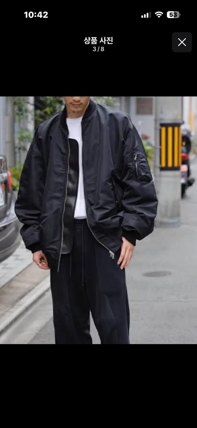 stein 슈타인 오버사이즈 플라이트 자켓 상품이미지3