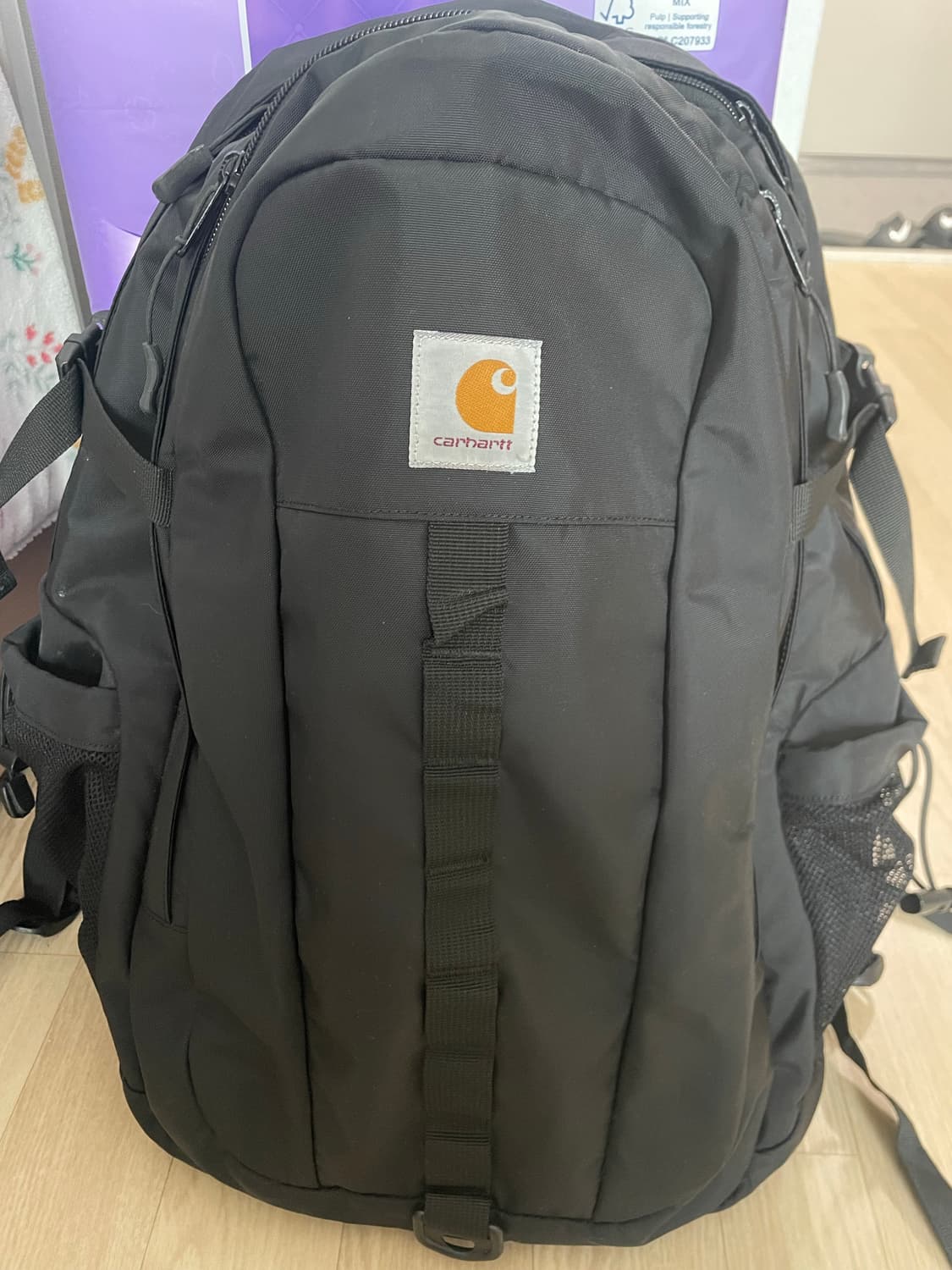 칼하트 백팩 검정 상품이미지1