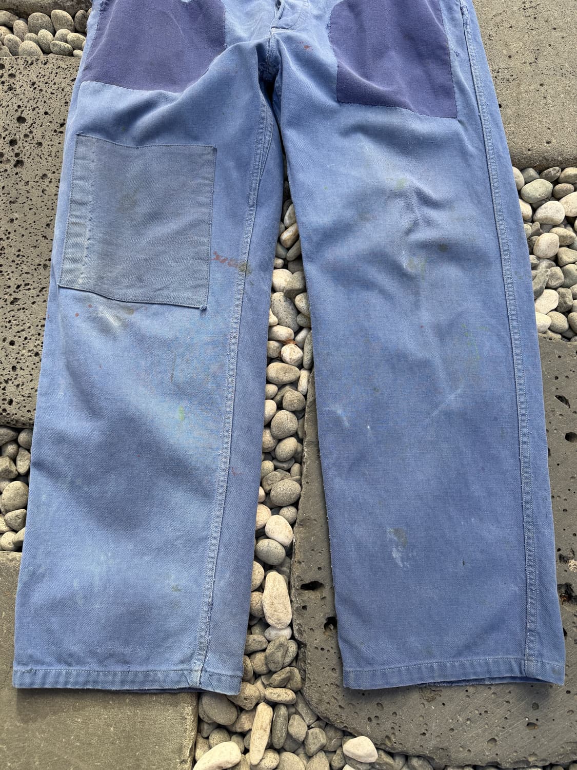 FADED WASHED BLUE PATCHWORK 프렌치워크팬츠 상품이미지4