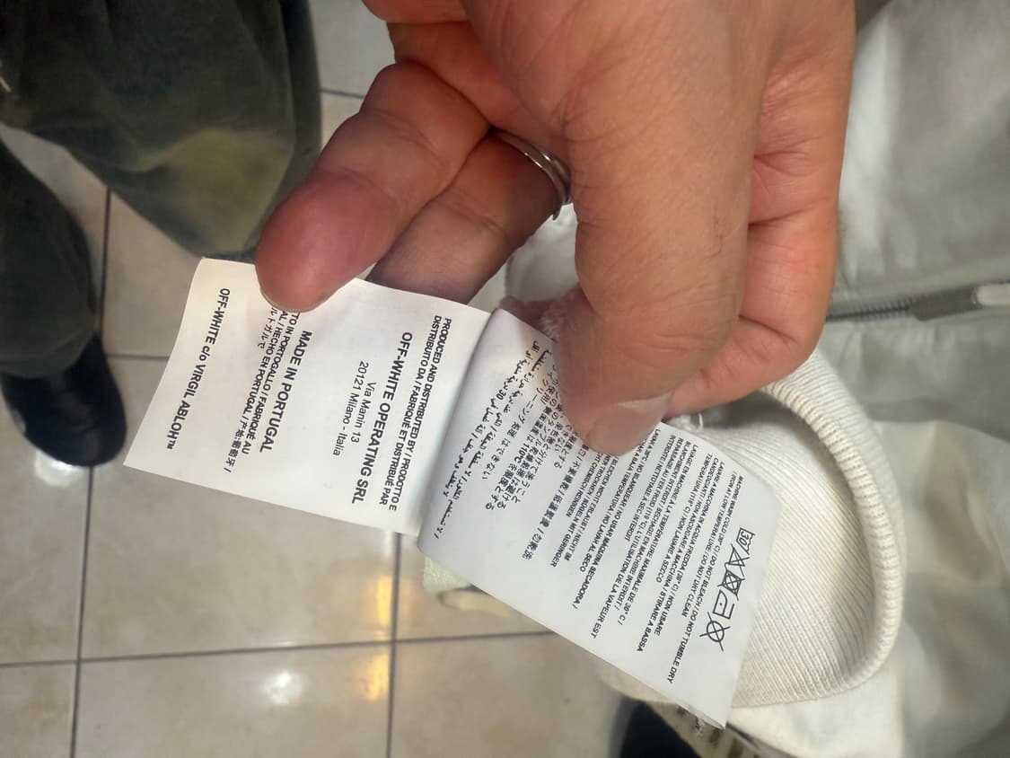 100-105 정품 오프화이트 애로우 후드집업 팝니다 상품이미지5