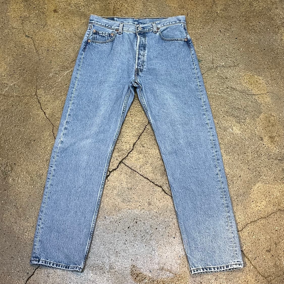 미국 빈티지 리바이스 청바지 연청 데님 팬츠 상품이미지2