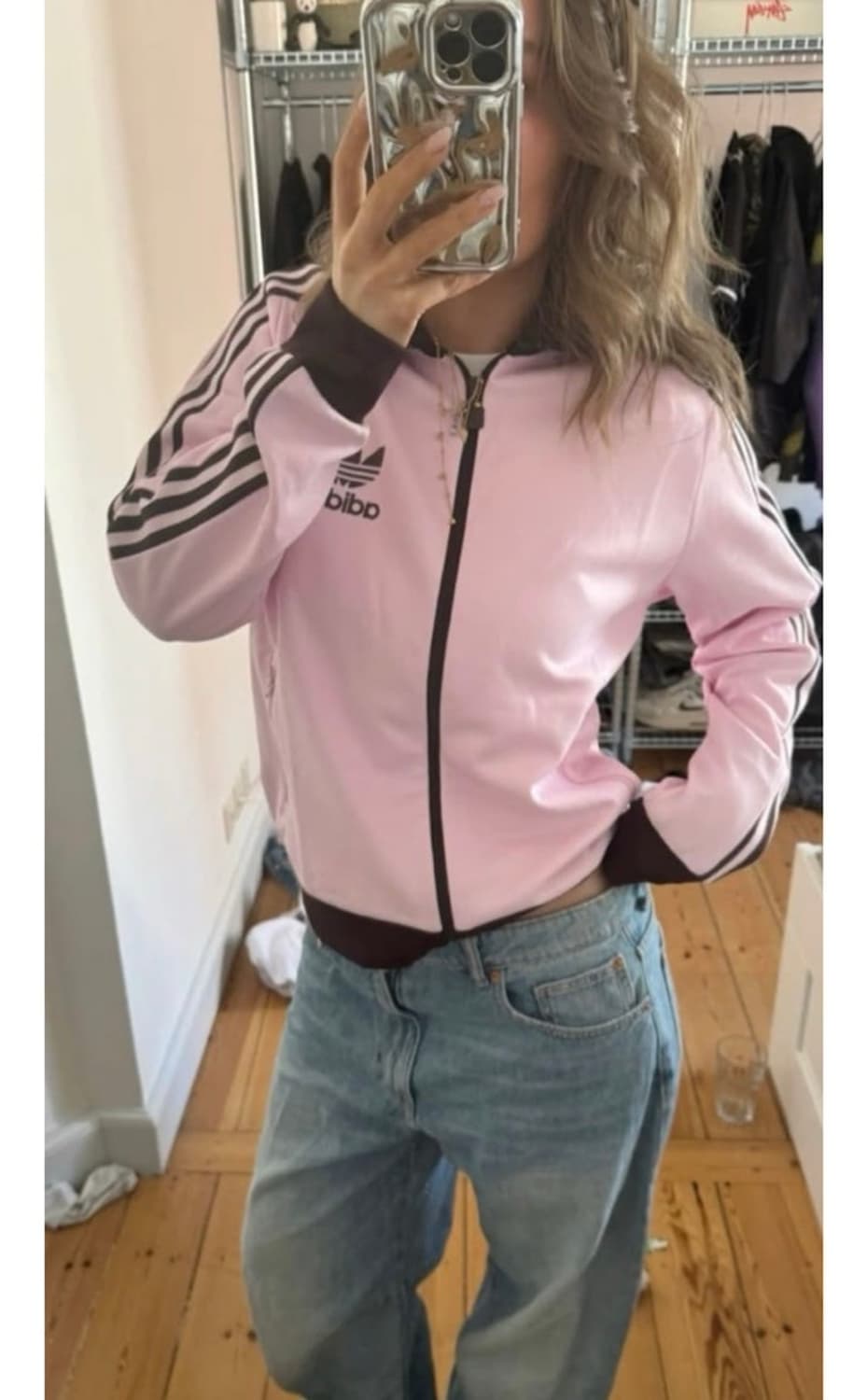 아디다스 핑크브라운 져지 상품이미지1